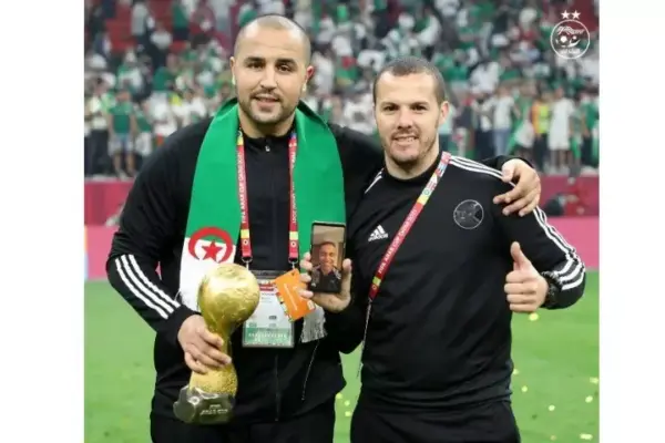 Djamel Mesbah scouting Gambia vs Gabon as Algeria prepares for CHAN 2024 qualifiers