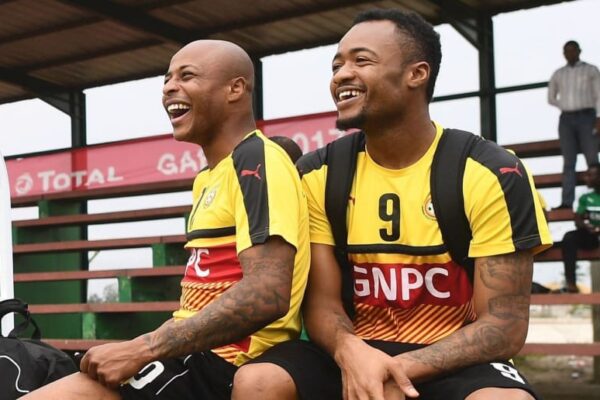 Ghana striker Jordan Ayew opens up on learning from ex-Black Stars captains Asamoah Gyan and Andre Ayew