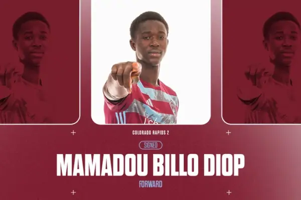 Senegalese Mamadou Billo Diop signs first professional contract with Colorado Rapids 2
