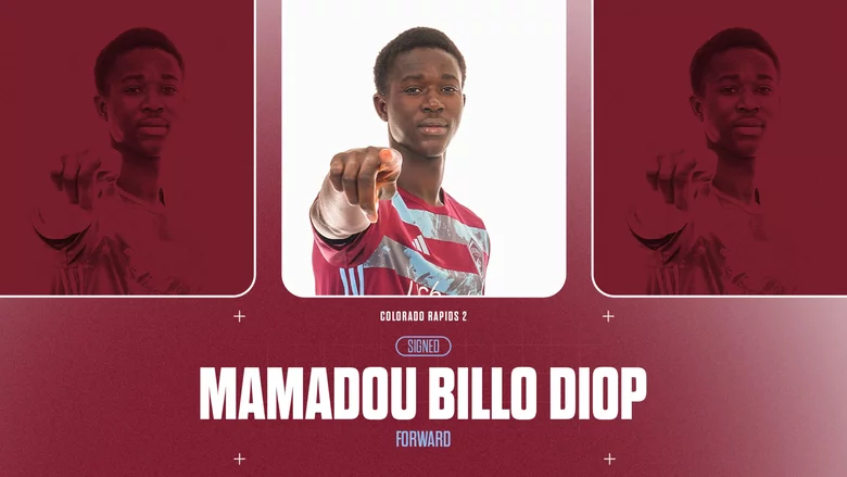 Senegalese Mamadou Billo Diop signs first professional contract with Colorado Rapids 2