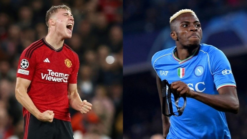Man United And Napoli Are Assessing A Possible Swap Deal With Rasmus Hojlund And Victor Osimhen Afp