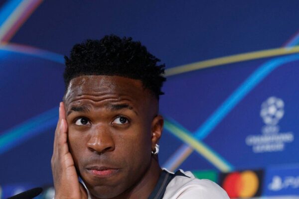 Atletico supporters banned from stadiums after racist attack targeting Brazilian-Cameroonian Vinicius Junior