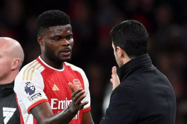 UCL: Ghana midfielder Thomas Partey a doubt for Arsenal’s second leg meeting with Real Madrid