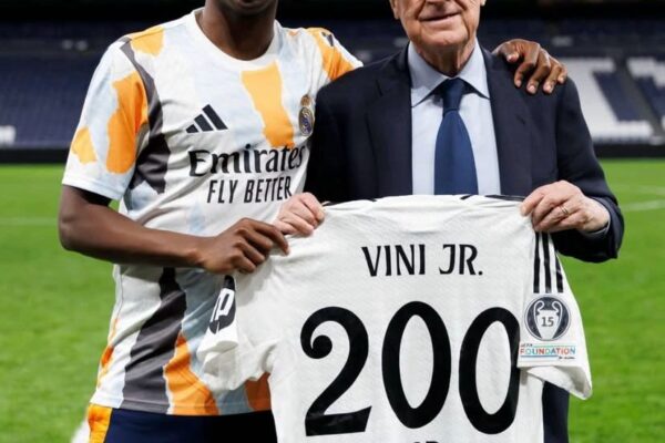 Brazilian-Cameroonian star Vinicius Jnr reaches new milestone at Real Madrid after Athletic Bilbao’s win