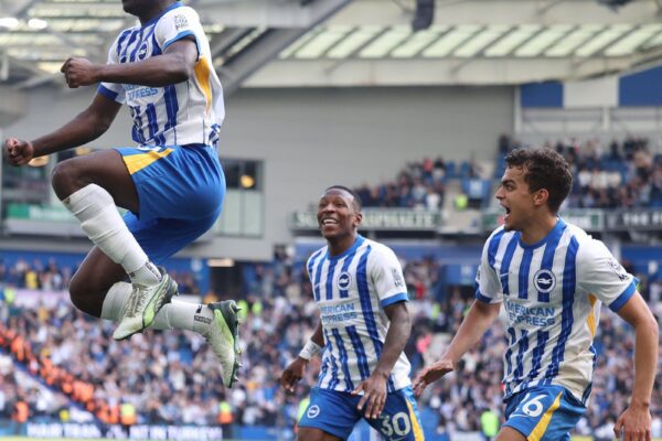 Cameroonian Carlos Baleba’s late strike gives Brighton crucial win over West Ham