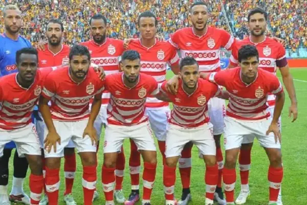 Club Africain's line-up for Tunisian Cup round of 16 match against CS Msaken