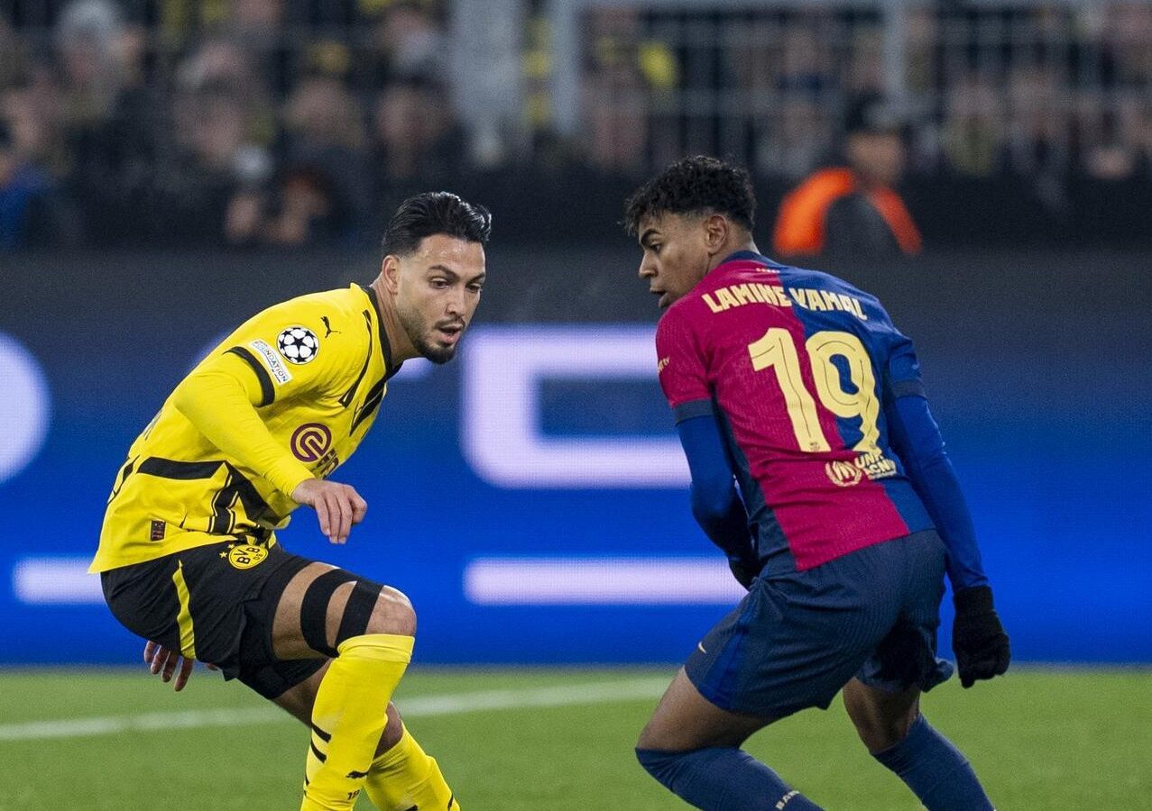 Algerian defender Bensebaïni cleared to face Barcelona as Dortmund brace for Champions League quarter-final test