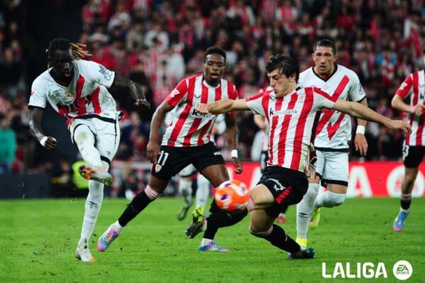 Senegalese midfielder Pathé Ciss scores but Rayo Vallecano fall short against Athletic Bilbao
