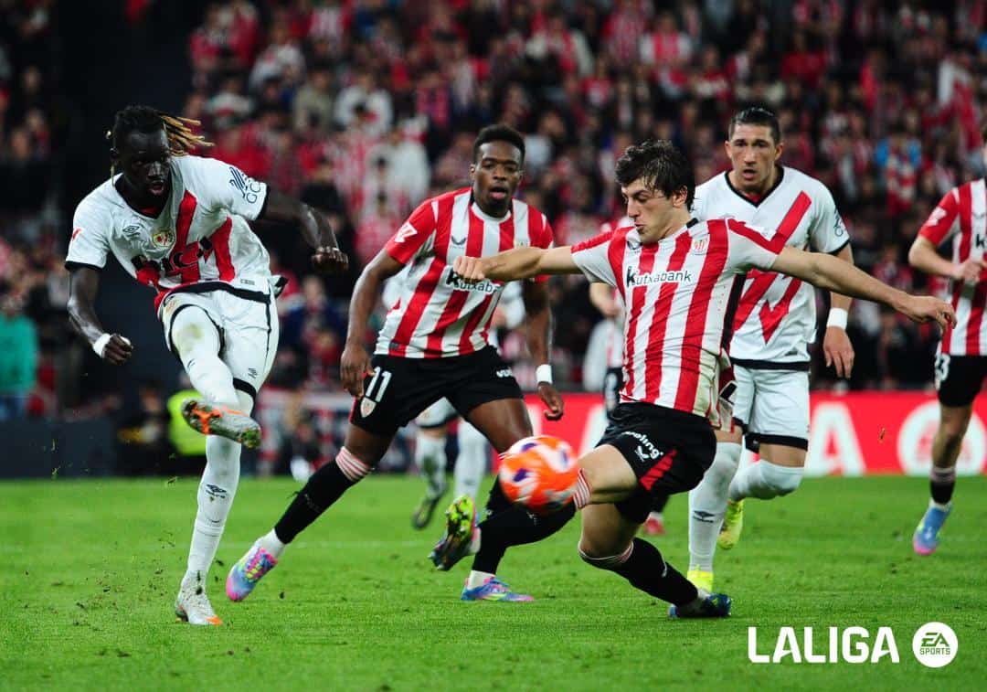 Senegalese midfielder Pathé Ciss scores but Rayo Vallecano fall short against Athletic Bilbao
