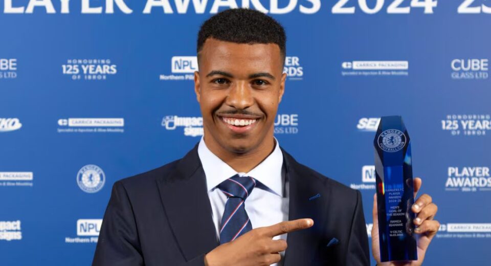 Moroccan striker Hamza Igamane bags two prestigious awards at Rangers after impressive season