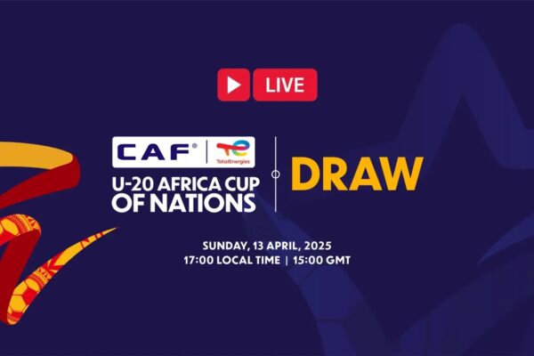 LIVESTREAM: Final draw for 2025 TotalEnergies CAF U-20 AFCON