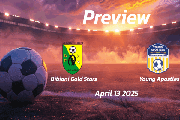 Bibiani Gold Stars vs Young Apostles: Preview - Team News, Line-ups, Prediction and Tips | April 13 15:00 (GMT)