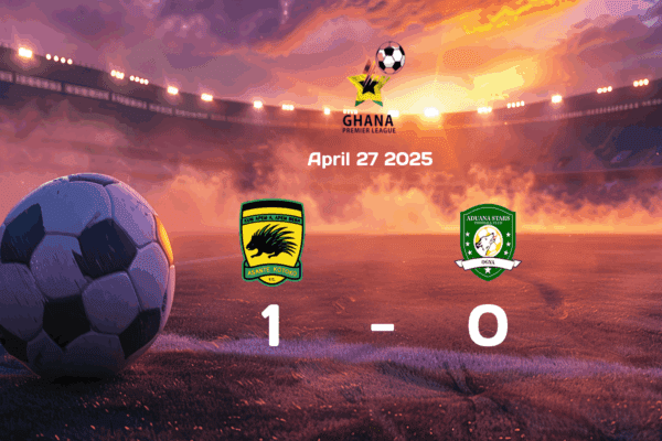 Asante Kotoko Edge Aduana Stars 1-0 in Intense English Premier League Clash on 2025-04-27