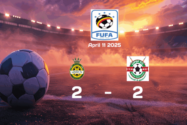Lugazi vs UPDF Ends in Thrilling 2-2 Draw in English Premier League Clash on 2025-04-11