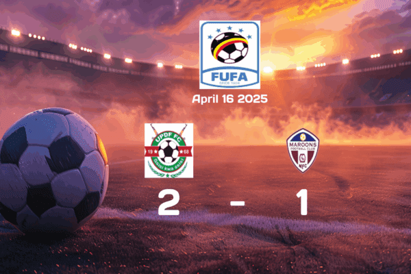 UPDF vs Maroons: Thrilling 2-1 Victory in English Premier League Match on April 16, 2025