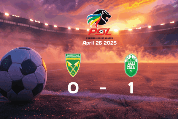 Amazulu Secures Victory Over Golden Arrows with 1-0 Result in Premier Soccer League Match on April 26, 2025