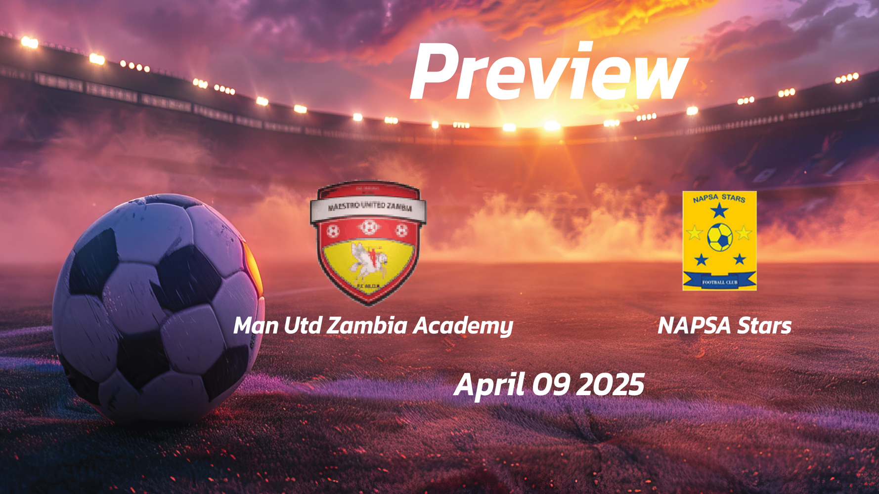 Man Utd Zambia Academy vs NAPSA Stars: Preview - Team News, Line-ups, Prediction and Tips | April 09 13:00 (GMT)
