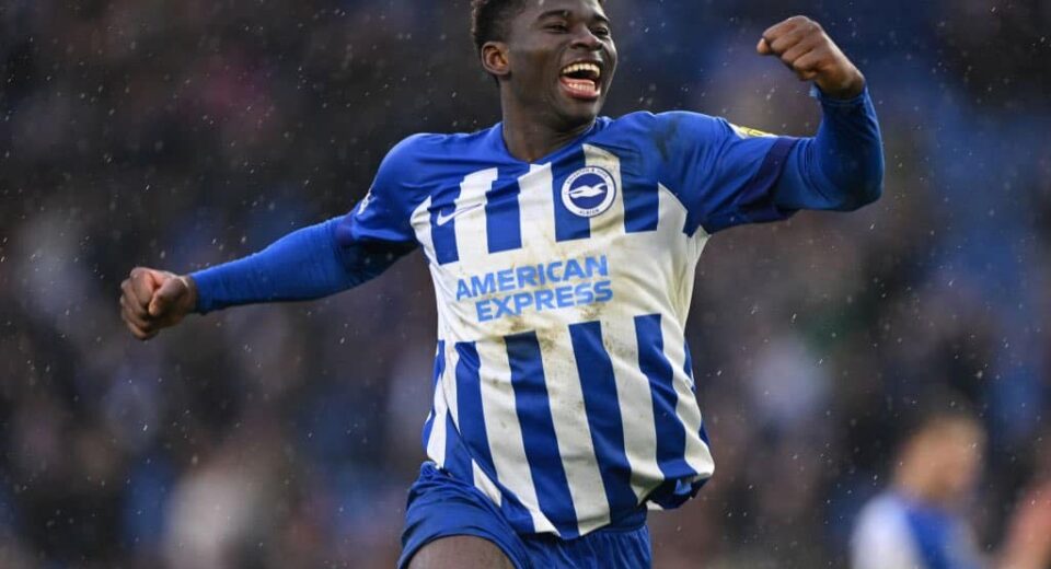 Cameroonian midfielder Carlos Baleba named Brighton's Young Player of the Season after breakout campaign