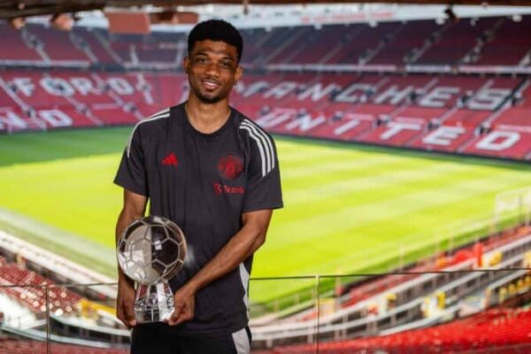 Ivorian winger Amad Diallo claims Manchester United's Goal of the Season Award