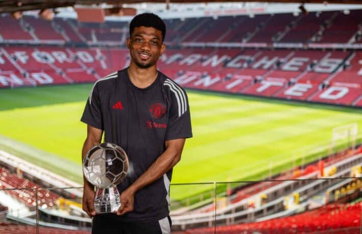 Ivorian winger Amad Diallo claims Manchester United's Goal of the Season Award