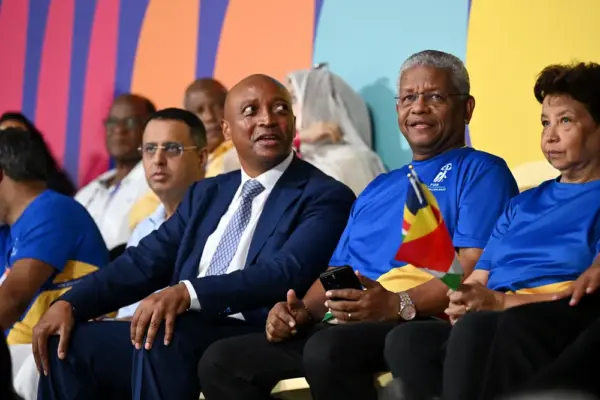 CAF President Dr. Patrice Motsepe in attendance as FIFA Beach Soccer World Cup kicks off in Seychelles