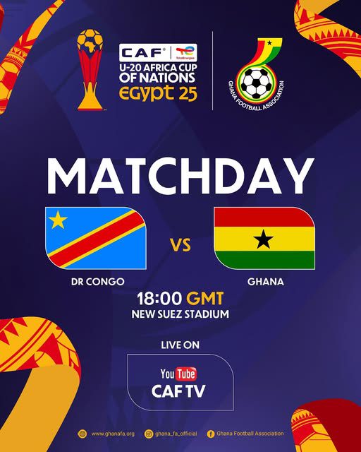 U-20 Africa Cup of Nations: Ghana and DR Congo set for crucial Group C clash