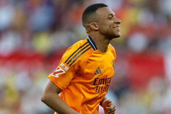 Kylian Mbappe scores 41st goal of the season in all competitions for Real Madrid in win against Sevilla