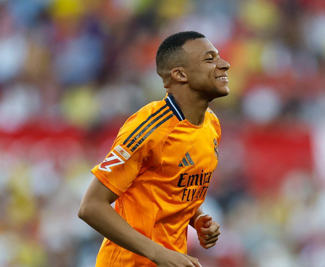 Kylian Mbappe scores 41st goal of the season in all competitions for Real Madrid in win against Sevilla