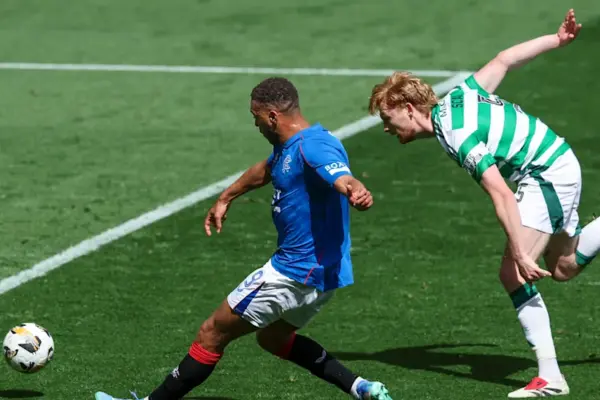 Nigerian forward Cyriel Dessers nets first Old Firm goal in Rangers' draw with Celtic