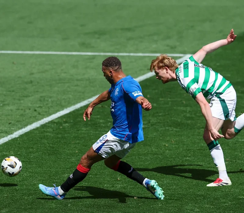 Nigerian forward Cyriel Dessers nets first Old Firm goal in Rangers' draw with Celtic