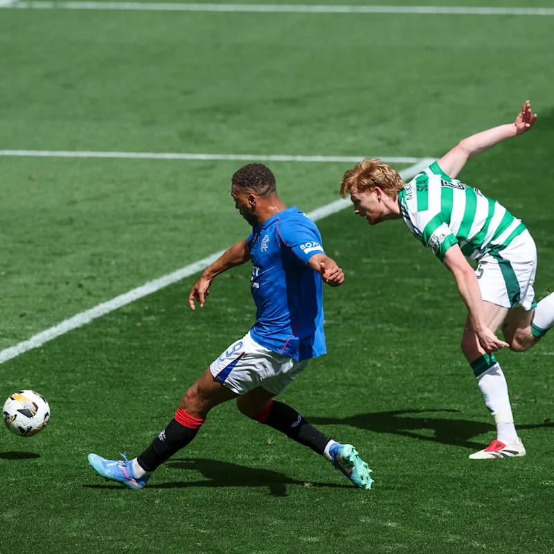 Nigerian forward Cyriel Dessers nets first Old Firm goal in Rangers' draw with Celtic