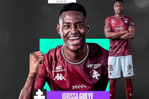 Senegalese striker Idrissa Gueye crowned Ligue 2's Top Young Talent for April