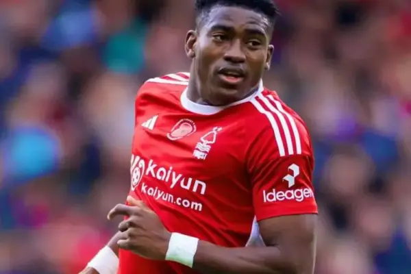 Nigerian forward Taiwo Awoniyi recovering well after emergency surgery, confirms Nottingham Forest boss