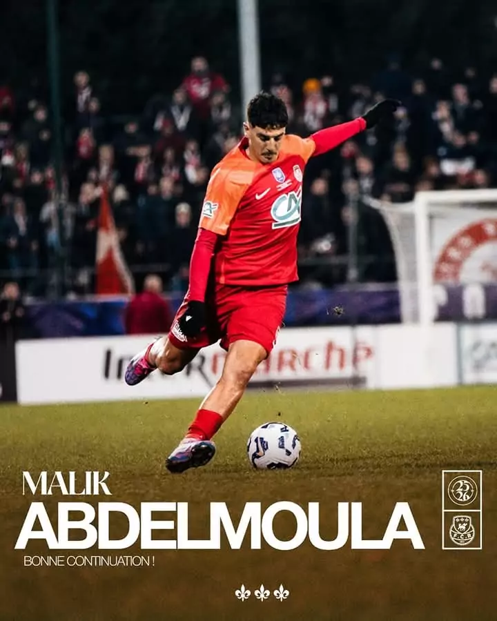 Franco-Tunisian Malik Abdelmoula departs FC Rouen as club begins new chapter