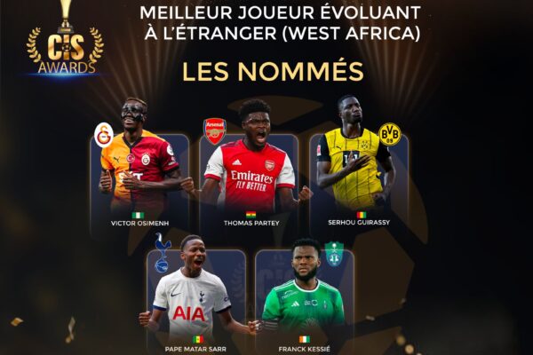 Five finalists named for "Best West African Player Abroad" – CIS Awards 2025