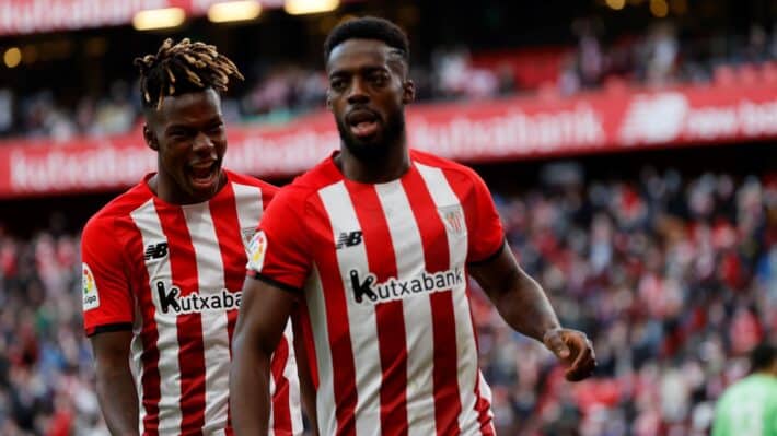 Iñaki Williams vows bold response at Old Trafford after heavy defeat Iñaki Williams vows bold response at Old Trafford after heavy defeat   Im where I want to be with my people   Spanish Ghanaian winger Nico Williams after signing new Athletic Club deal   AfricaSoccercom
