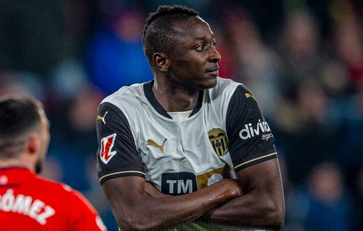 Valencia: Nigerian striker Umar Sadiq confirms departure after five-month loan spell