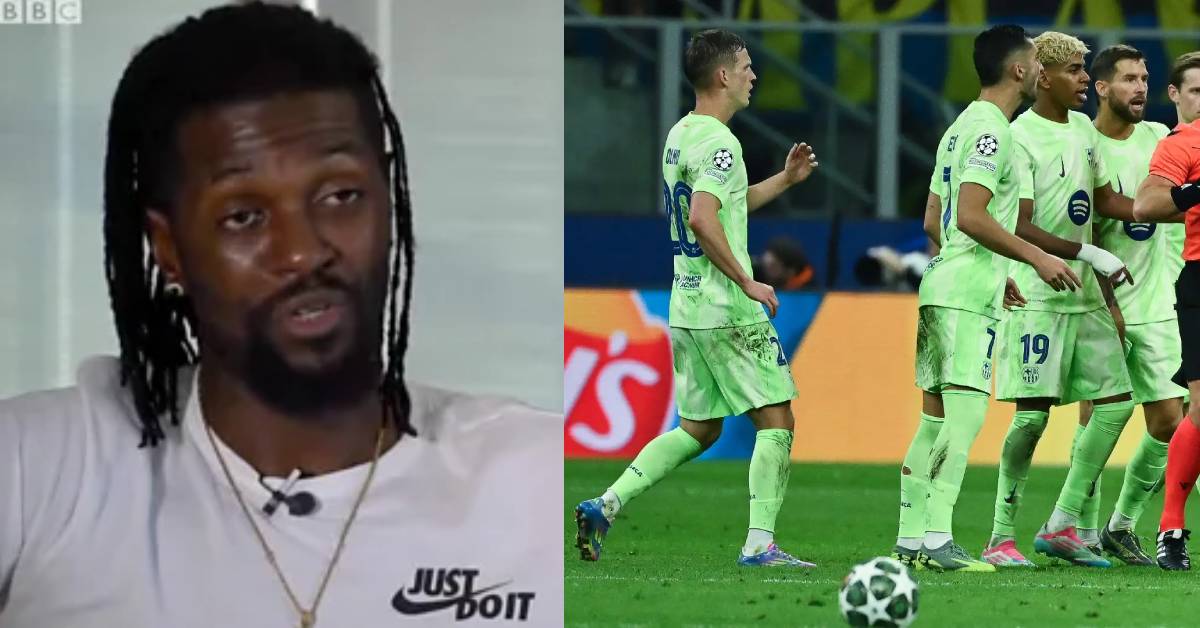 Togo’s Emmanuel Adebayor pokes fun at Barcelona after Champions League exit