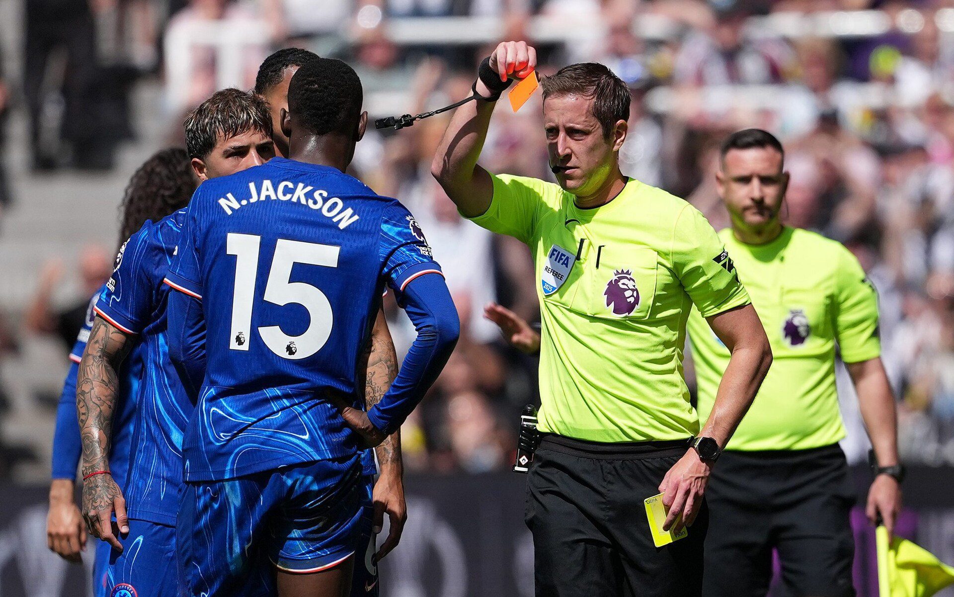 Nicolas Jackson suspended until the end of the season after receiving red card in Newcastle game