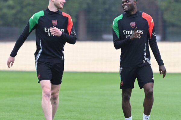 'The calmness he brings is the best part' – Declan Rice lauds Thomas Partey ahead of PSG showdown