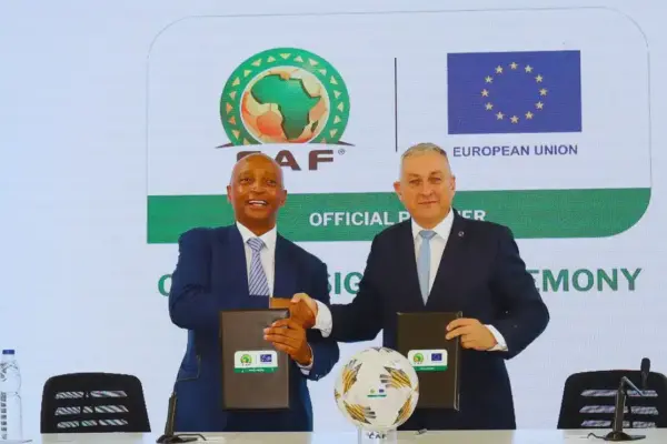 EU and CAF forge groundbreaking alliance to boost African football and social development