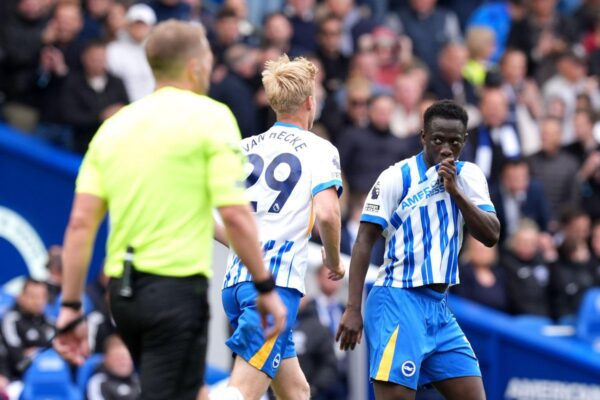Gambia's Yankuba Minteh explains 'personal' celebration against Newcastle that puzzled Brighton fans