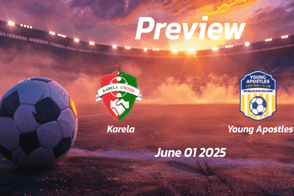 Karela vs Young Apostles: Preview - Team News, Line-ups, Prediction, and Tips | June 01 15:00 (GMT)