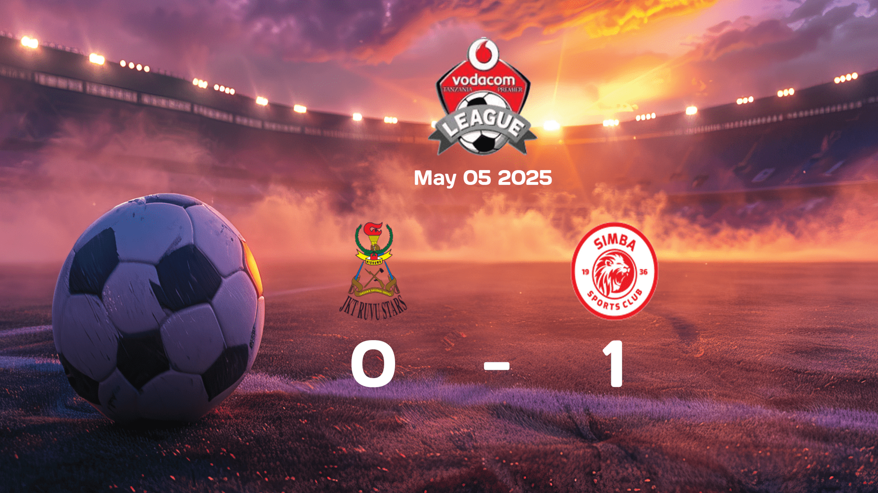 Simba Clinches Victory Against JKT Tanzania with 1-0 Win in Ligi Kuu Bara Match on May 5, 2025