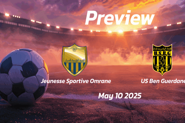 Jeunesse Sportive Omrane vs US Ben Guerdane: Preview - Team News, Line-ups, Prediction and Tips | May 10 14:00 (GMT)