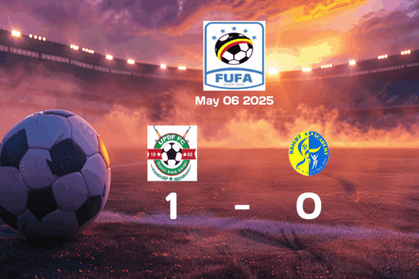 UPDF vs Bright Stars 1-0 Result in English Premier League Match on May 6, 2025