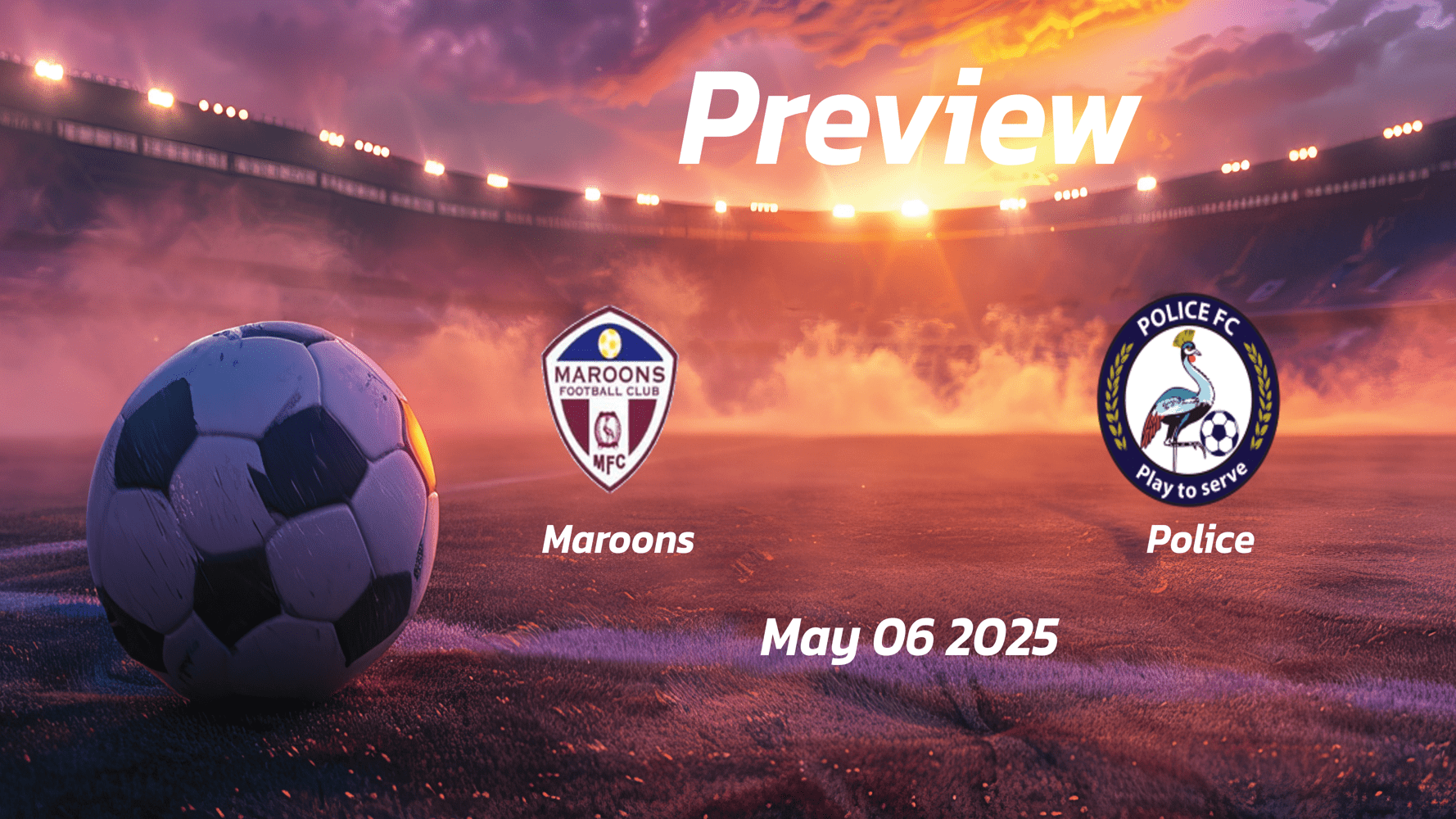 Maroons vs Police: Preview - Team News, Line-ups, Prediction and Tips | May 06 13:00 (GMT)