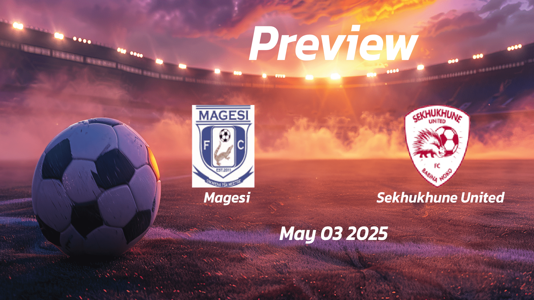Magesi vs Sekhukhune United: Preview - Team News, Line-ups, Prediction and Tips | May 03 15:30 (GMT)