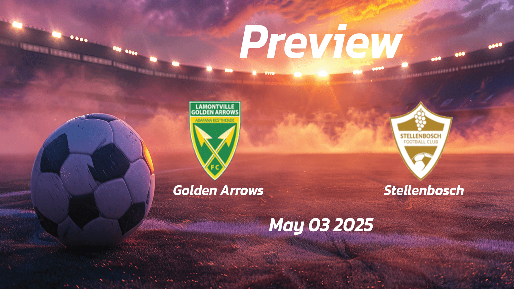 Golden Arrows vs Stellenbosch: Preview - Team News, Line-ups, Prediction and Tips | May 03 13:00 GMT