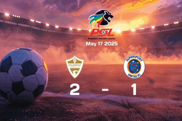 Stellenbosch vs Supersport United 2-1: Premier Soccer League Match Report, May 17, 2025
